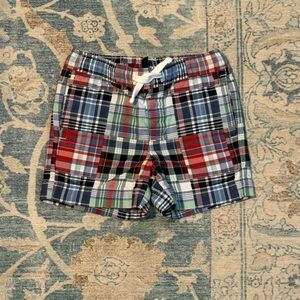 Janie & Jack Madras Shorts
